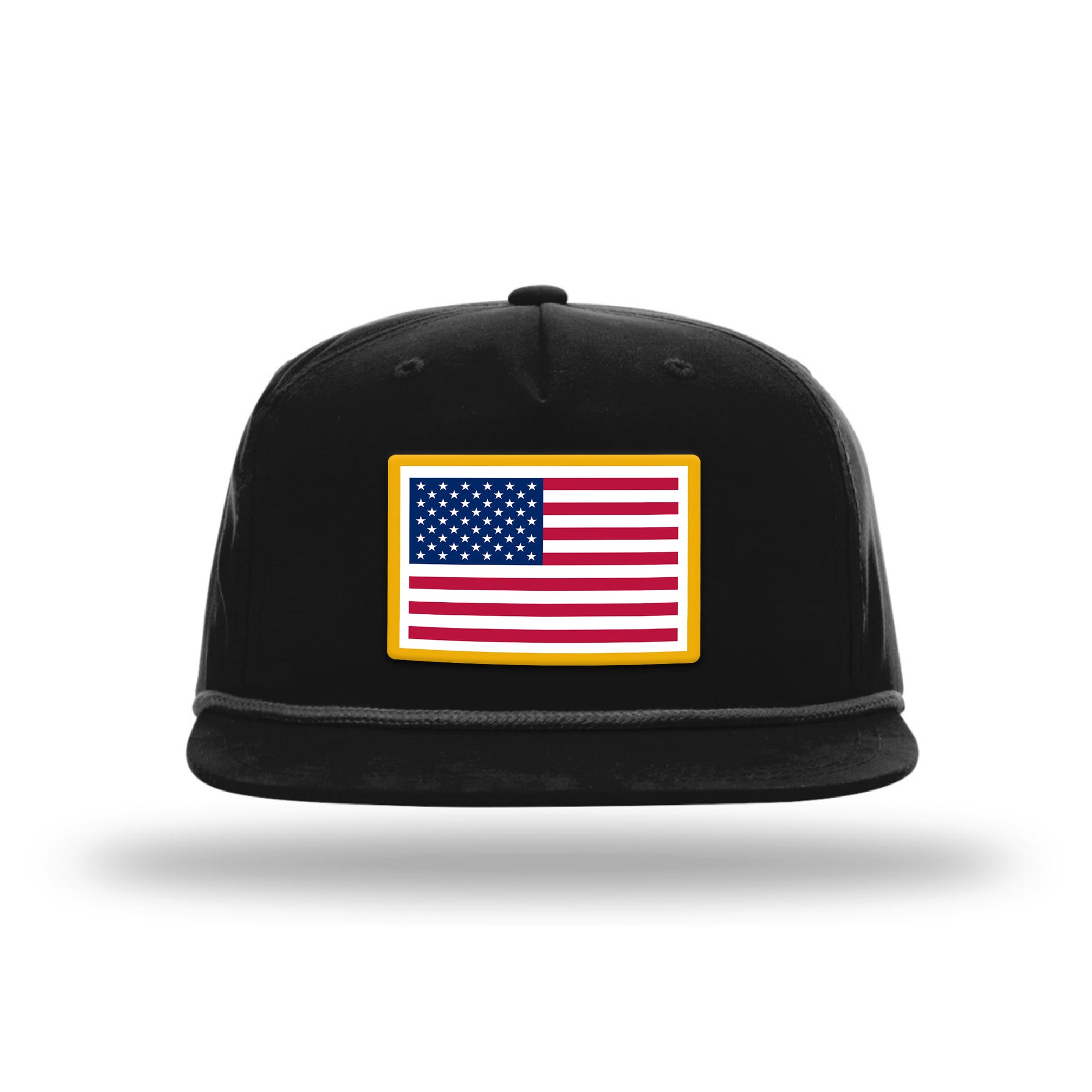 USA Flag Patch Rope Hat (8 Colors)