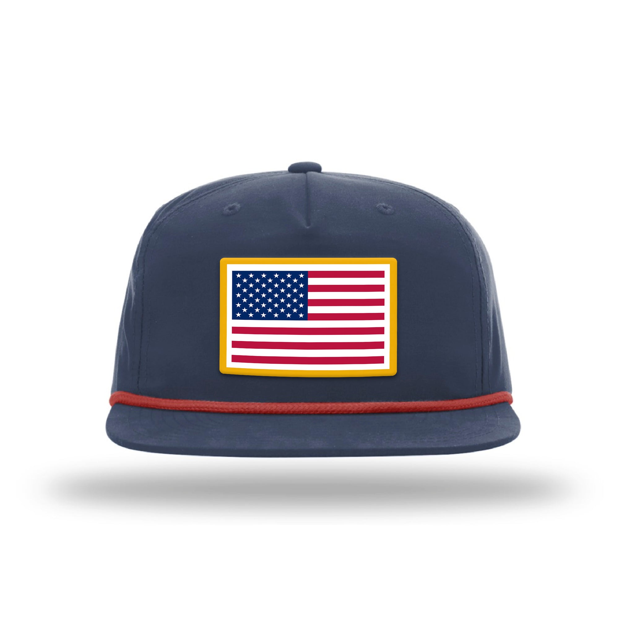 USA Flag Patch Rope Hat (8 Colors)