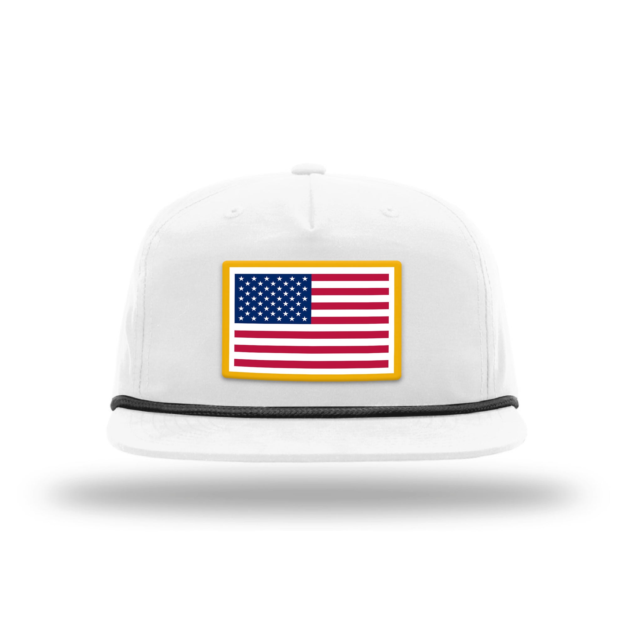 USA Flag Patch Rope Hat (8 Colors)
