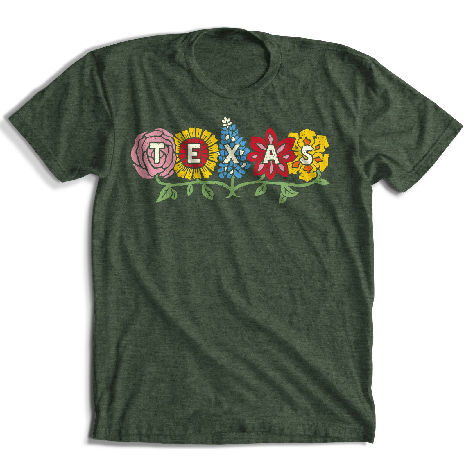 Wildflower Texas T-Shirt (4 Color Options)