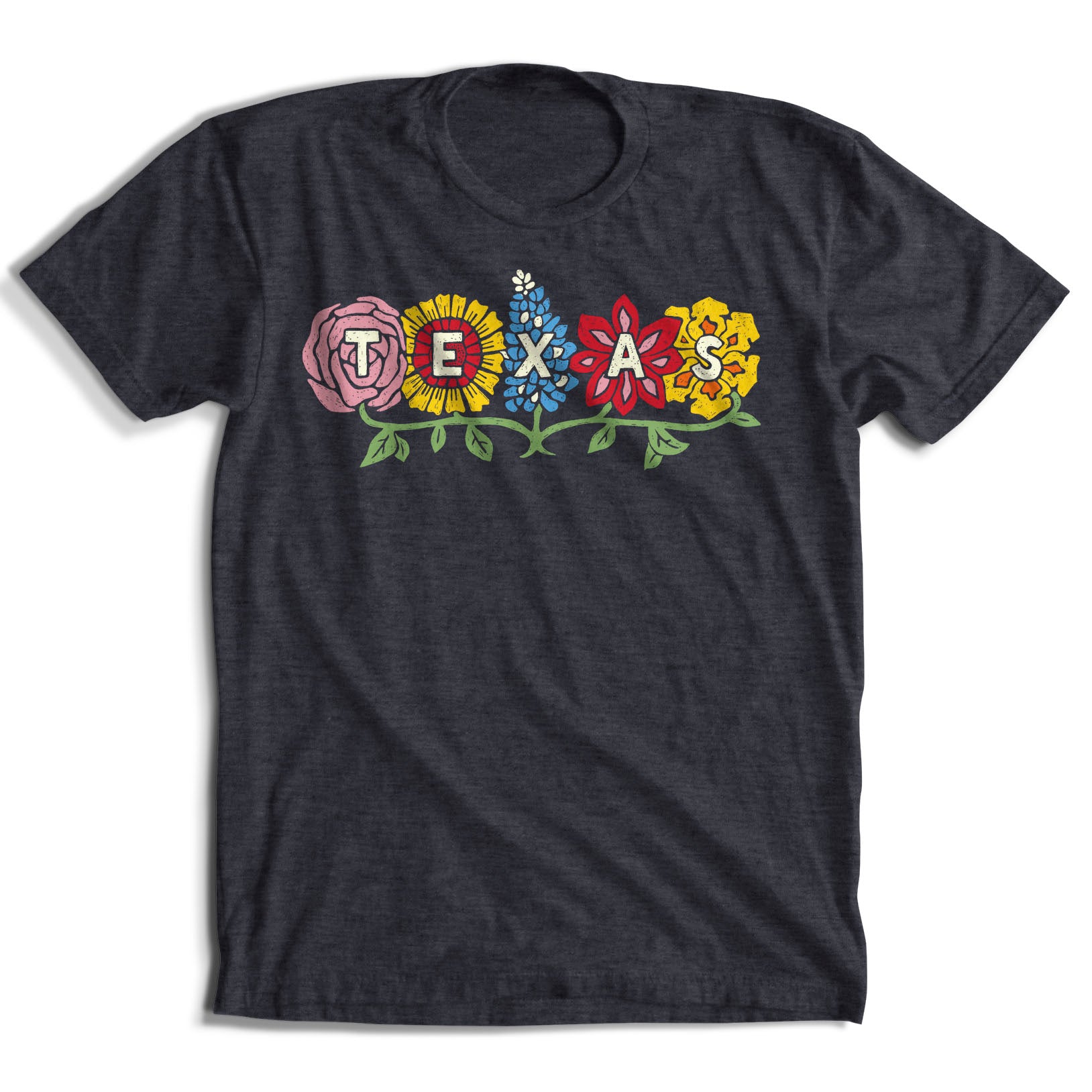 Wildflower Texas T-Shirt (4 Color Options)
