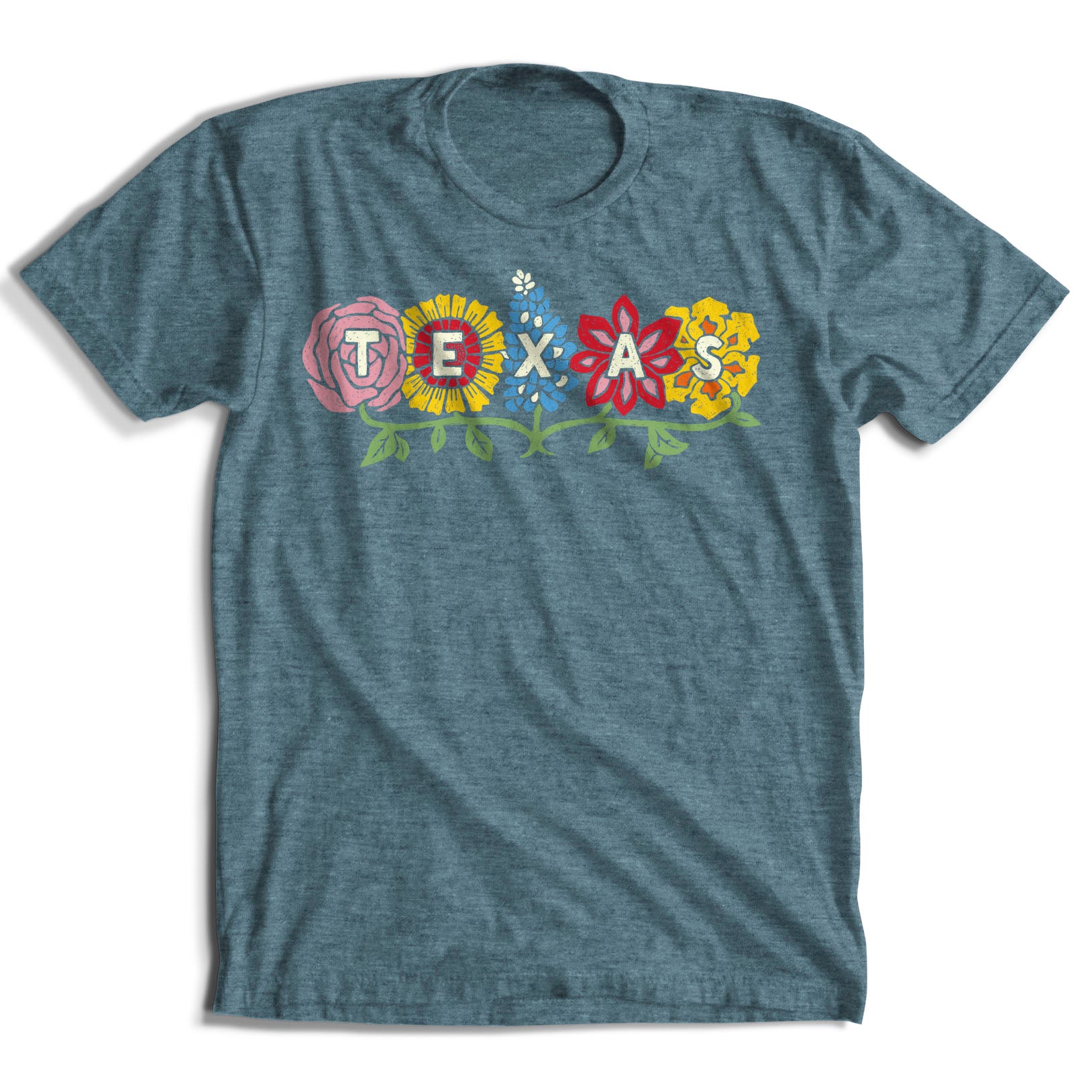 Wildflower Texas T-Shirt (4 Color Options)