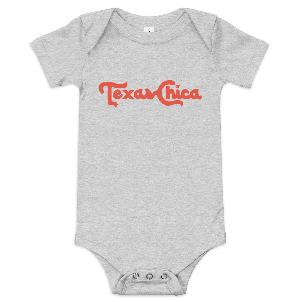 Texas Chica Baby Short Sleeve Onesie