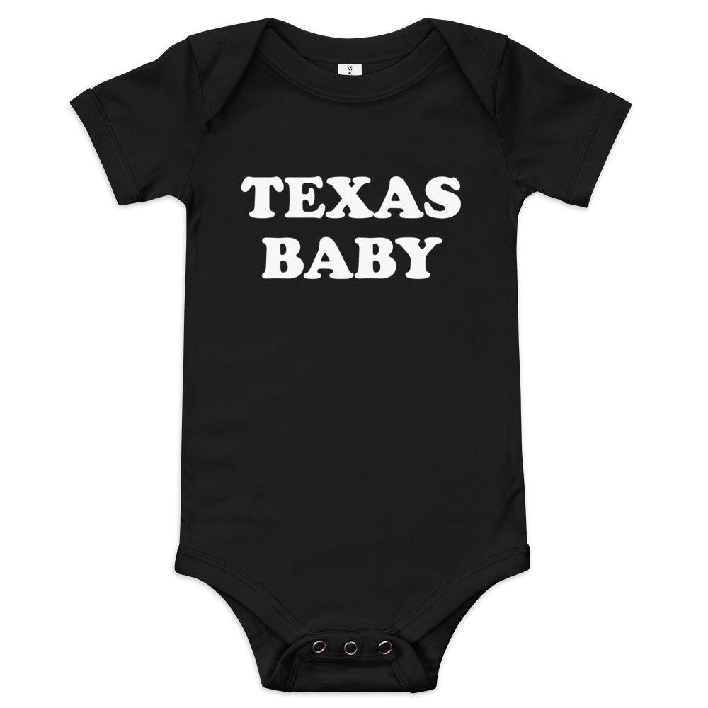 Texas Baby Short Sleeve Onesie