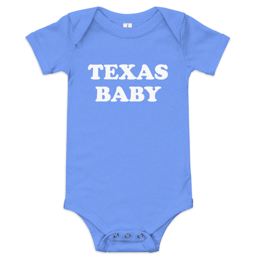 Texas Baby Short Sleeve Onesie