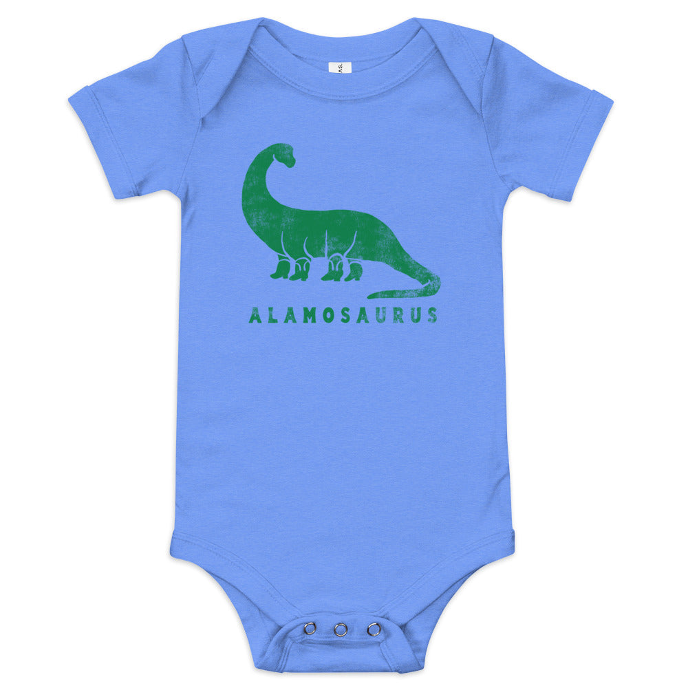 Alamosaurus Baby Short Sleeve Onesie