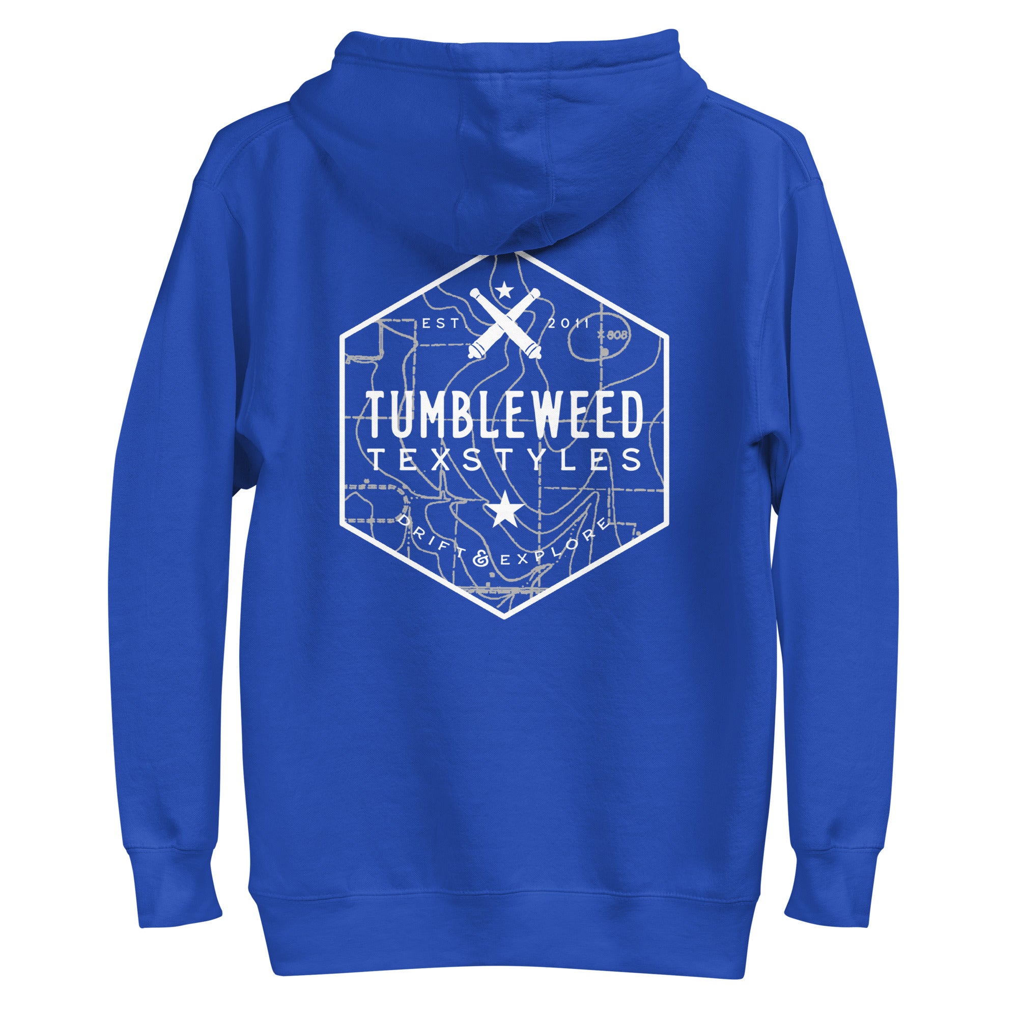 Topography Badge Hoodie (5 Color Options)