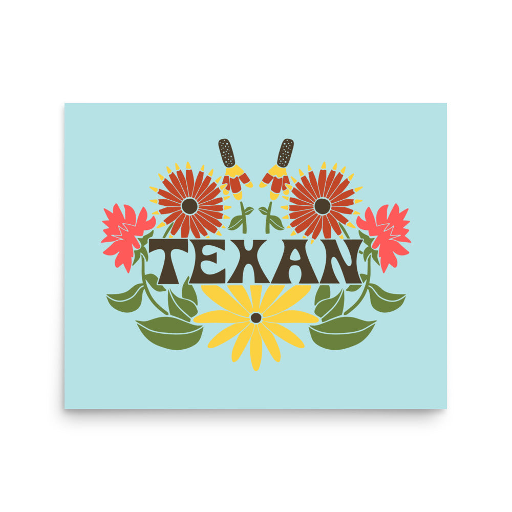 Texan Wildflower Artwork