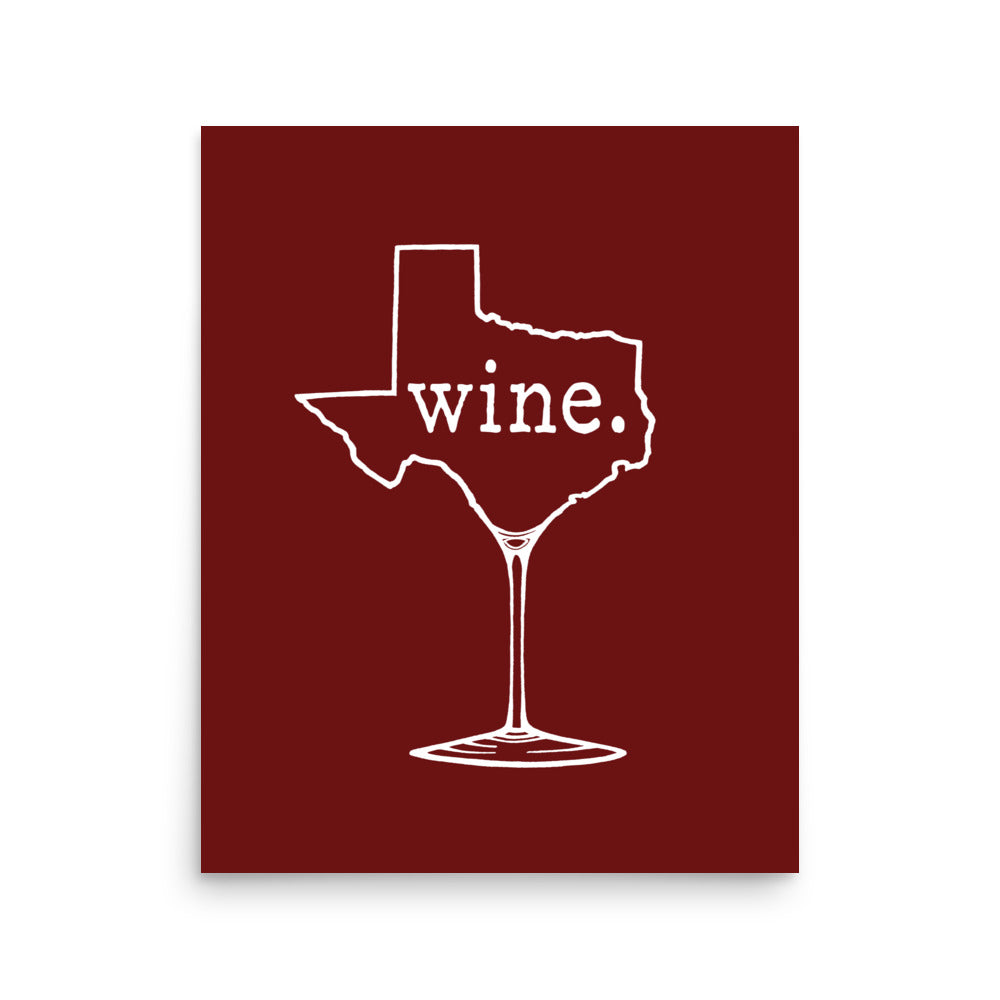 Wine Texas Artwork