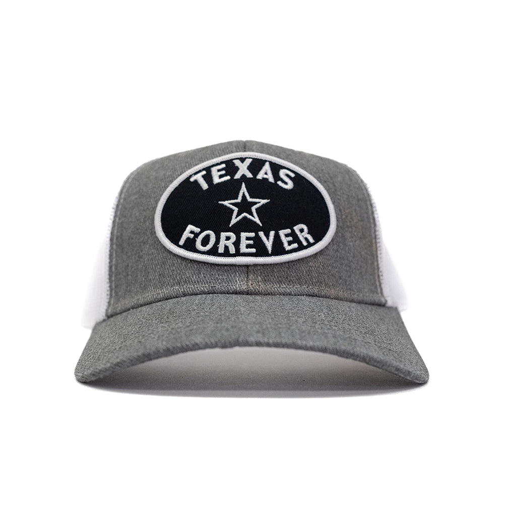 Texas Forever Oval Patch Trucker Hat