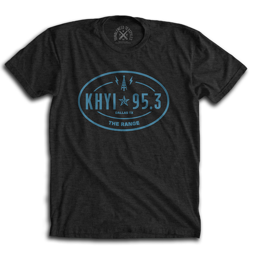 KHYI Logo Line Black T-Shirt