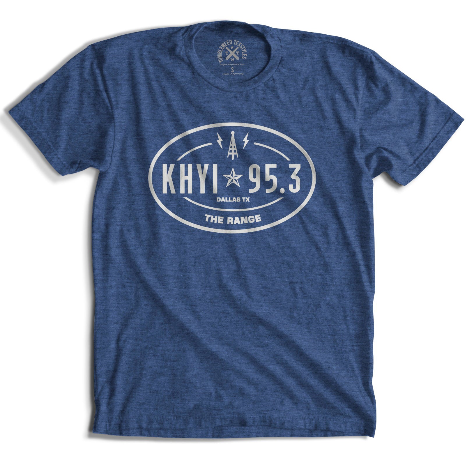 95.3 KHYI "The Range" Logo T-Shirt (Royal)