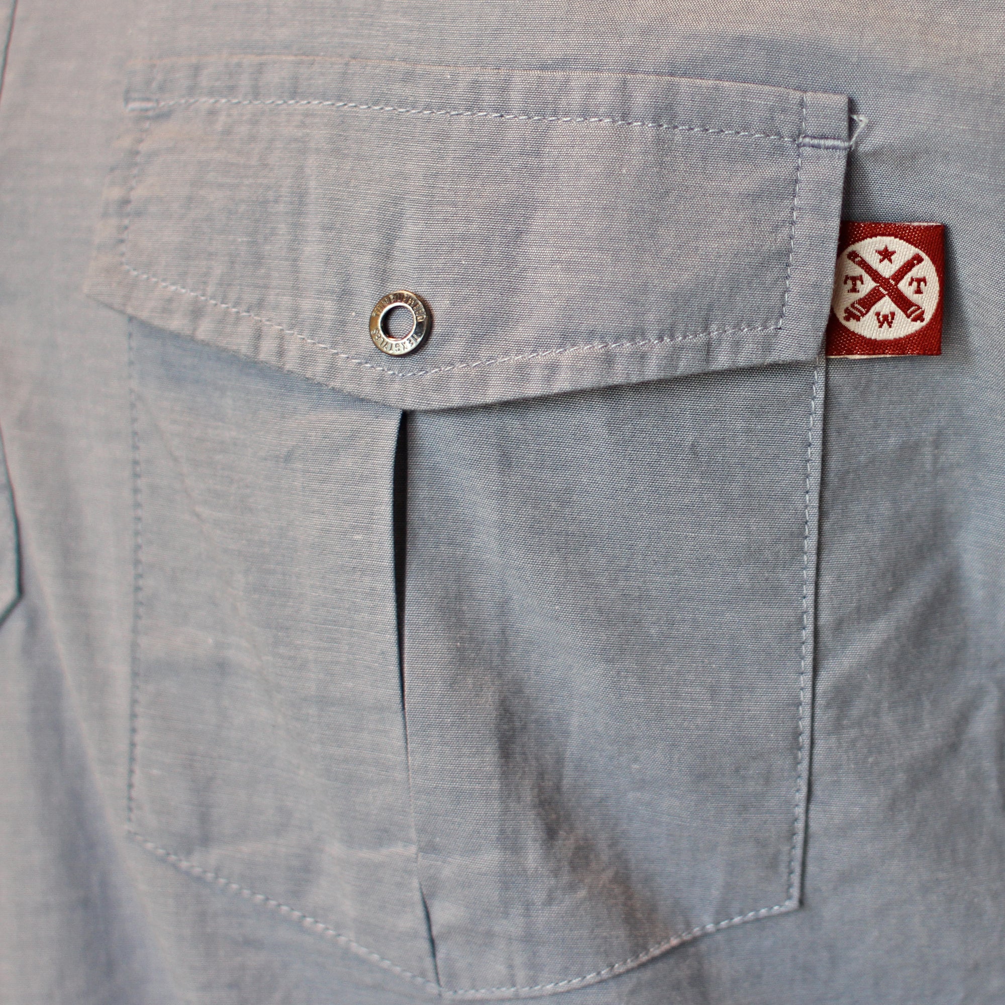 Hill Country Hybrid Polo (Chambray Blue)
