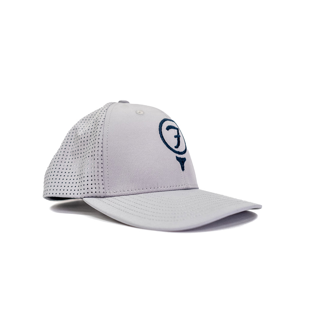 Frisco Country Club Golf Tee Gray Performance Hat