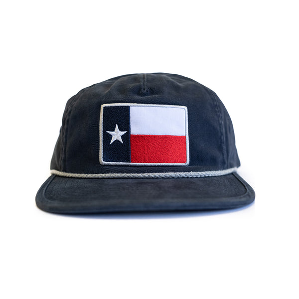 Texas Flag Patch Grandpa Rope Hat